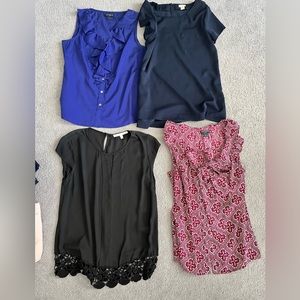 Sleeveless blouse lot - banana republic j crew Daniel rainn